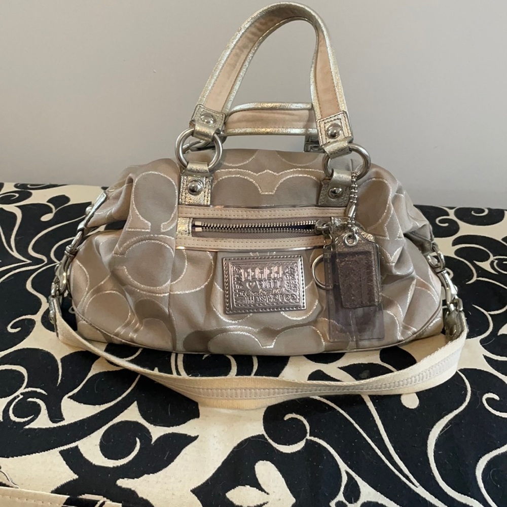 Silver Coach Poppy bag